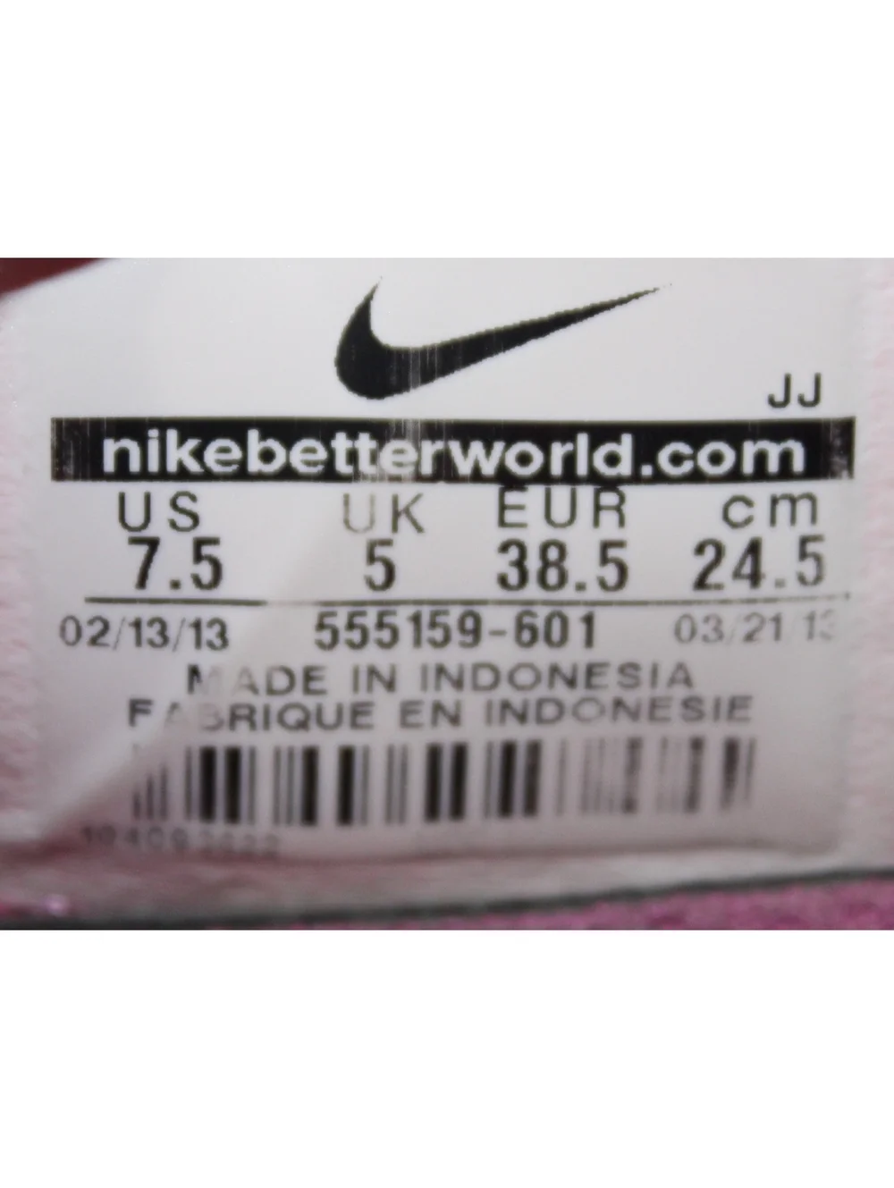 Nike Free 5 TR Fit 3 Running Cross Training Shoes Pink 555159-601 Womens Sz 7.5